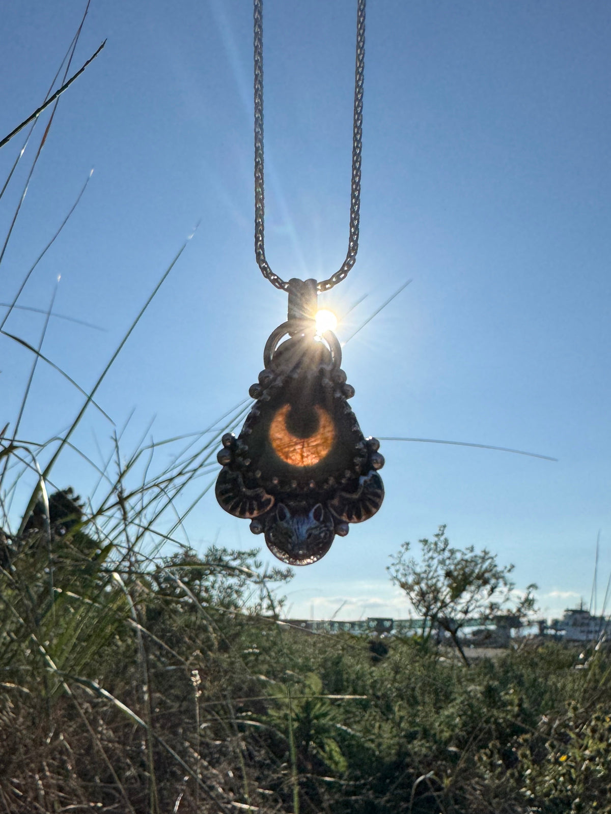 Midnight Fox Trot Necklace
