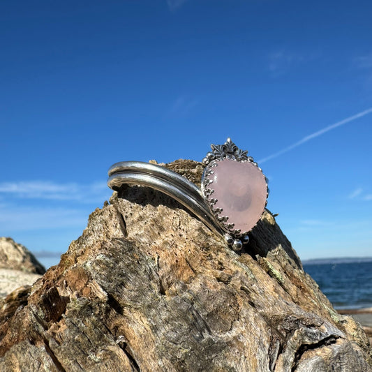 Rose Moon at Heart Cuff Size 5.5