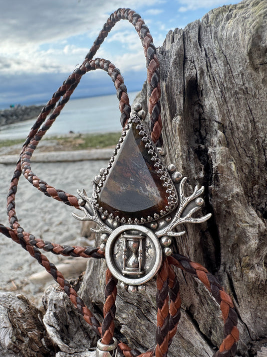 Time Slip Bolo Tie