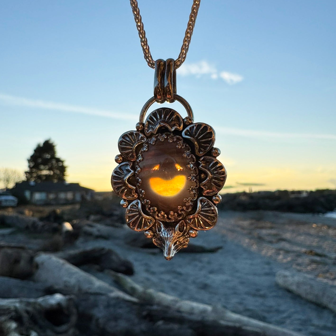 Under the Fox Moon Neclace