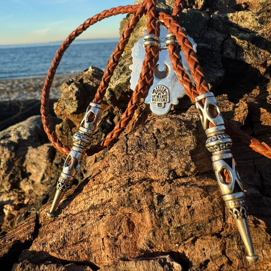 Under the Fox Moon Bolo Tie